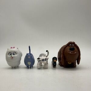 Illumination Secret Life of Pets 2 Figures Kids Multicolor 5 Piece Toy Lot